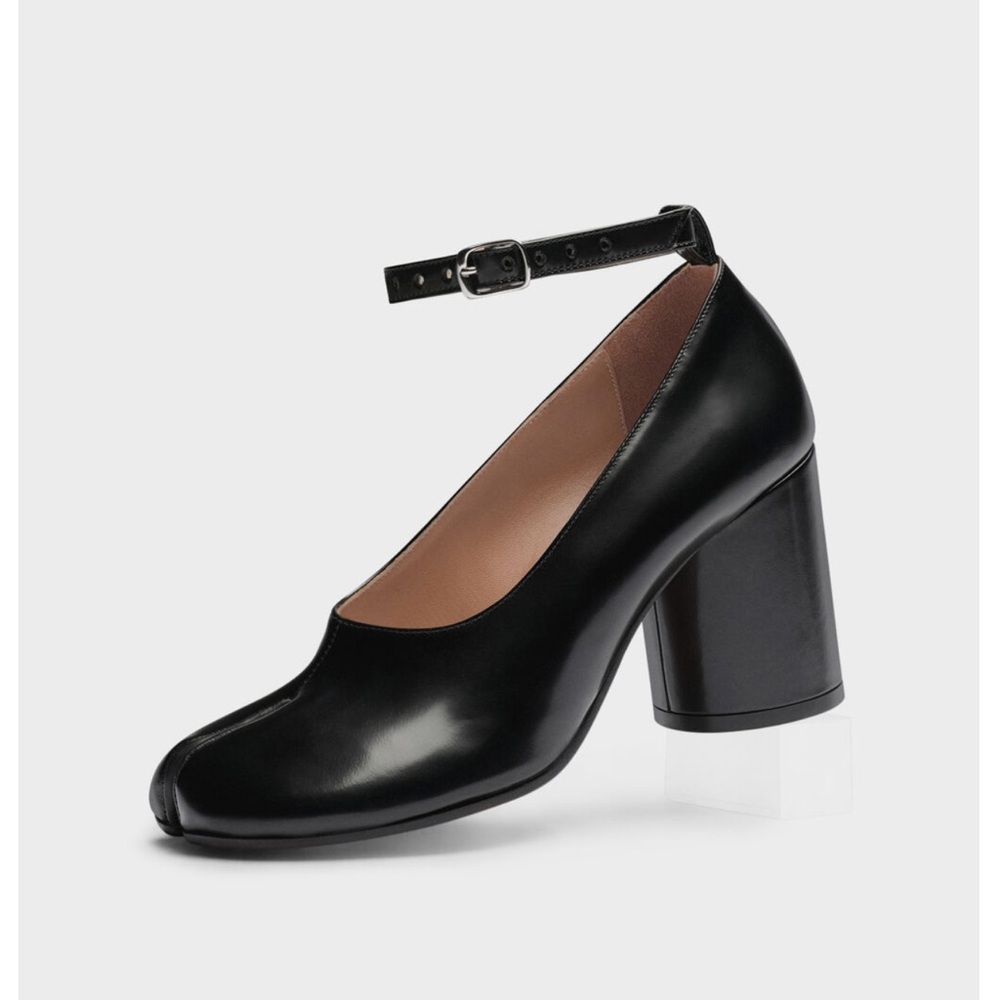 Maison Martin Margiela Black Tabi 80mm Mary Jane pumps - Picture 7 of 9